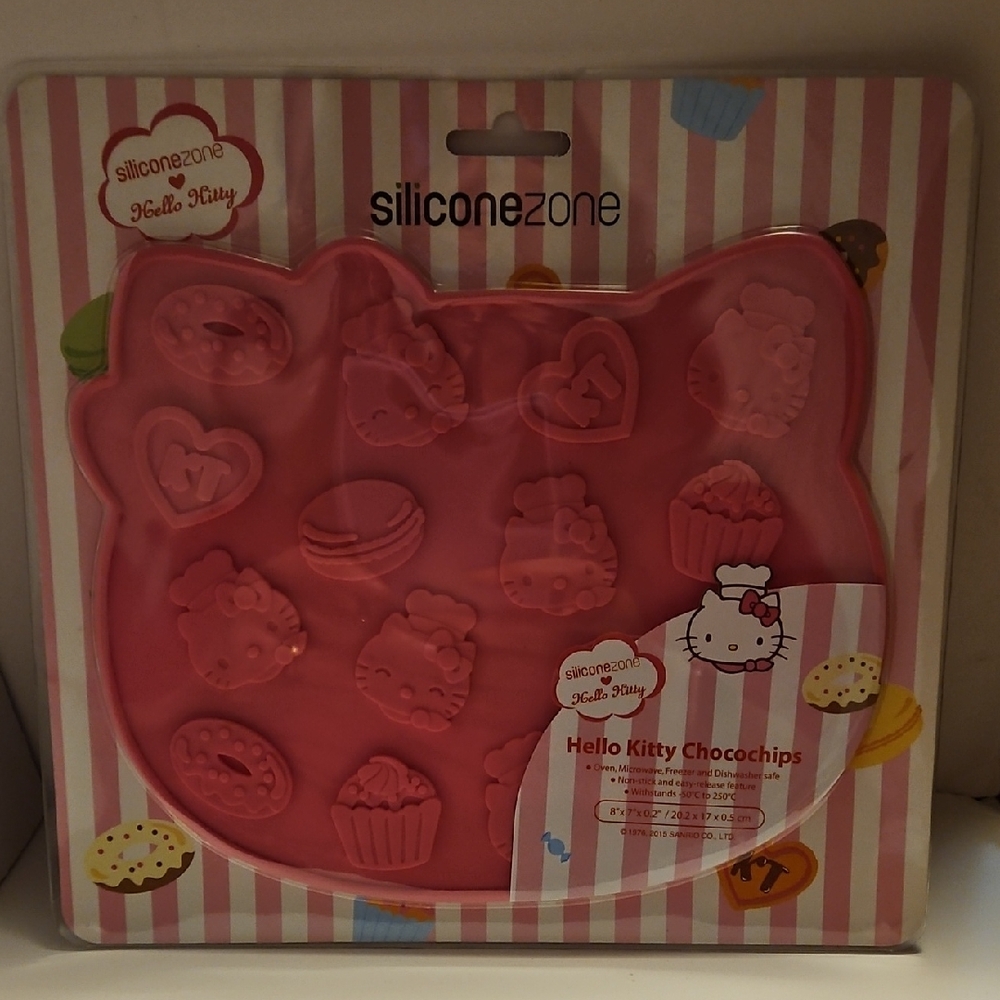 Hello Kitty Chocochips Pink Silicone Baking Mold